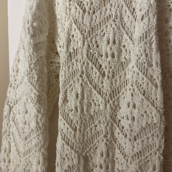 Corchet Boho Long Cardigan - Picture 2 of 5